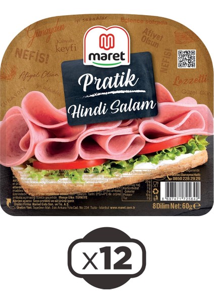 Hindi Salam 60 gr x 12 Adet