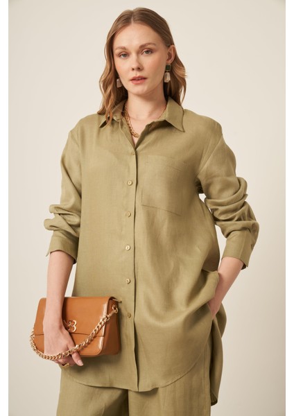 Kadın Ham Keten Takım Çağla 31111 indirimleri