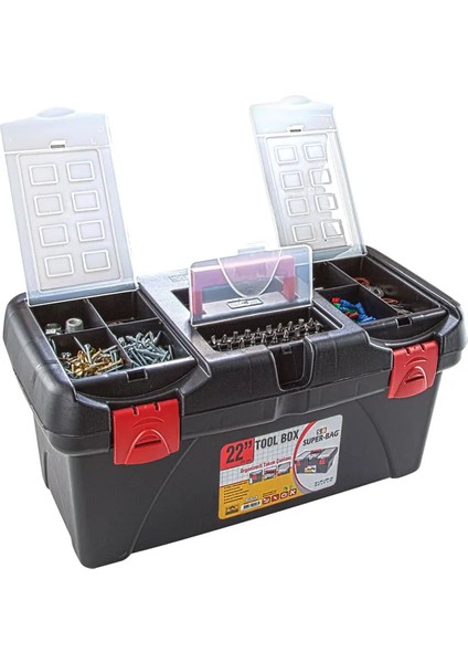 Super Bag ASR2048 22 Inç Takım Çantası Plastik Kilitli