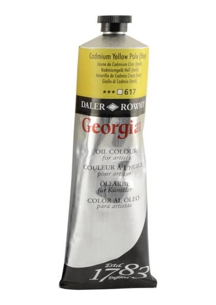 Georgian Yağlı Boya 225 ml 617 Cadmium Yellow Pale Hue