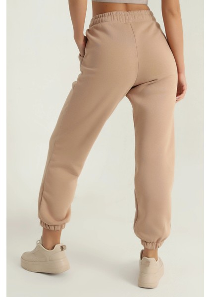 3 Iplik Şardonlu Paça Lastikli Eşofman Bisküvi IS001 fırsatları