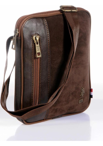 Erkek El Çantası Süet Kahverengi 6766