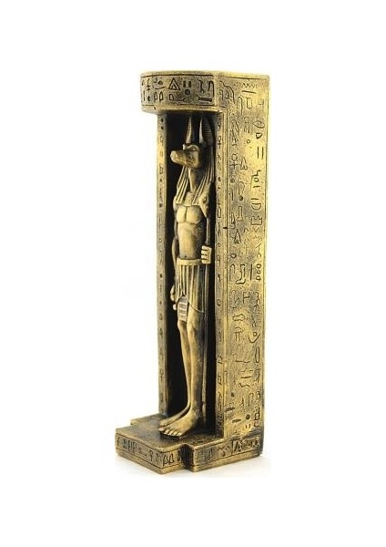 Polyester Mısır Figürü Anubis Figürlü Mumluk indirimleri