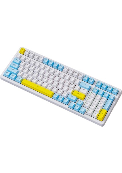 K96 Kablosuz Bluetooth Mekanik Oyuncu Klavyesi Hotswapp Oyuncu Klavyesi fırsatları