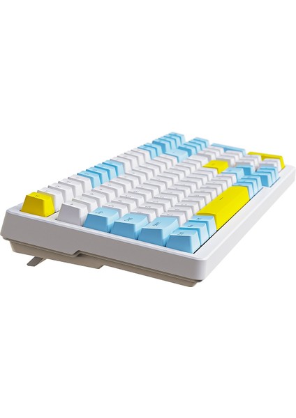 K96 Kablosuz Bluetooth Mekanik Oyuncu Klavyesi Hotswapp Oyuncu Klavyesi indirimleri