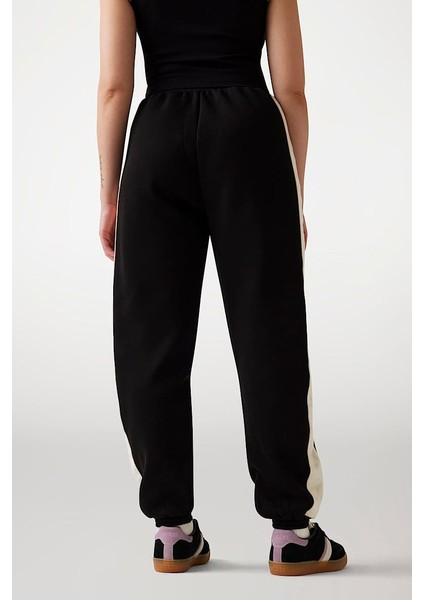 Kadın Maryella Regular Fit Yanları Şeritli Eşofman Altı - Siyah fiyatları