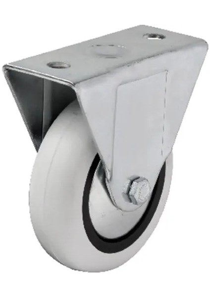 Hts 355 75X25 mm Pvc Makaralı Sabit Teker 4 Adet