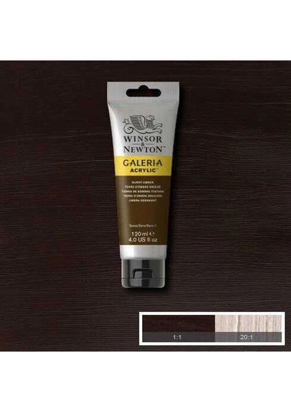 Galeria Akrilik Boya 120 Ml. 076 Burnt Umber