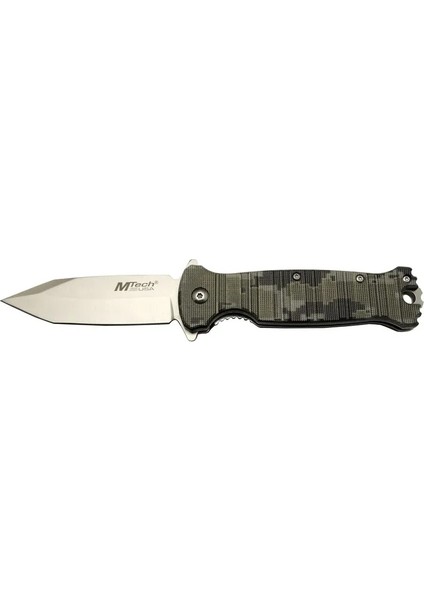 Mtech Nano 482 Gri Kamp Çakı 21,5cm Manuel, Kemerlikli