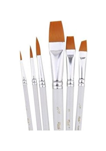 Keep Smile 6'lı Fırça Seti Sanatçılar için Özel Tasarım ve Kullanışlı Renk Seçenekleri fiyatları