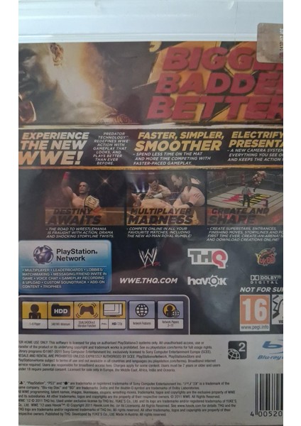 Ps3 W12 Smackdown 2012 indirimleri