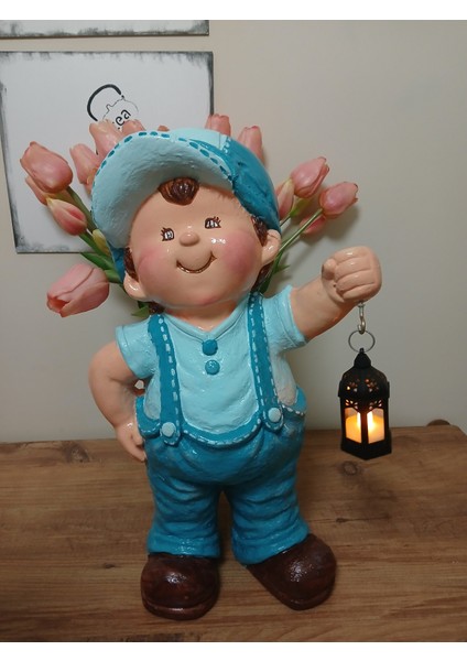 Polyester Fenerli Bahçe Cüceleri Kiz Erkek Set indirimleri