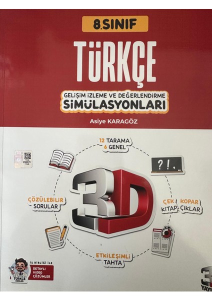 8. Sınıf Türkçe Gelişim Izleme ve Değerlendirme Simülasyonları 3D