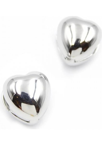 Kalp Küpe - Gümüş