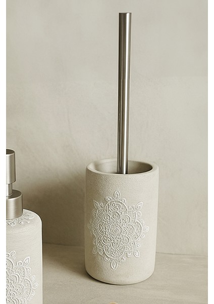 Totem Banyo Seti 5 Parça - Bej indirimleri