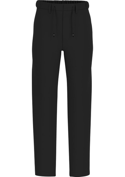 Erkek Coulisse Slim Fit Pantolon - Siyah