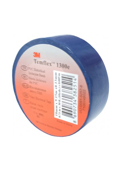 Mavi 3m Pvc Elektriksel Izolasyon Bandı 10'lu
