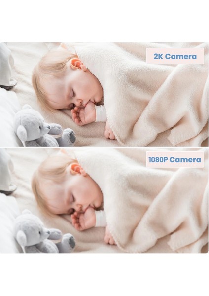 Video Bebek Monitörü Kamerası 2k Hd - 5 Inc - 1 Kamera indirimleri