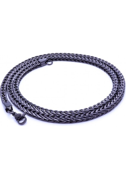 Oval Kral Bakla Örgülü Çelik Kolye 4Mm 3183CEK024 fiyatları