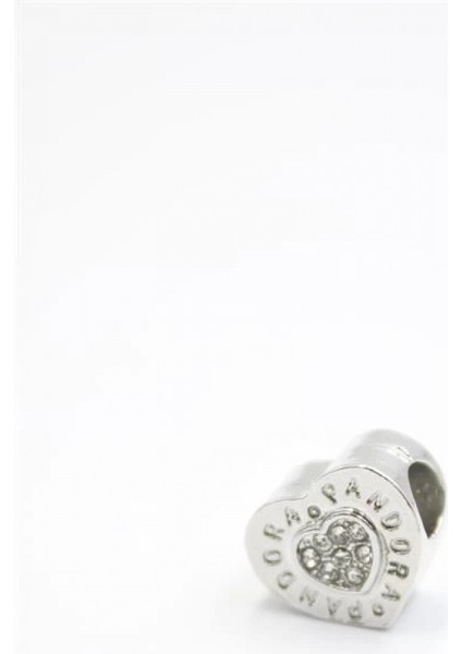 Pn Bileklik Kalp Charm - Gümüş