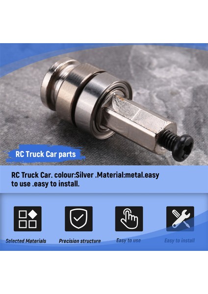Wpl D12 1/10 Rc Kamyon Araç Parçaları Için 5mm Metal Birleştirici Tekerlek Hub Hub Hex Adaptörü Yükseltme Aksesuarları (Yurt Dışından) fırsatları