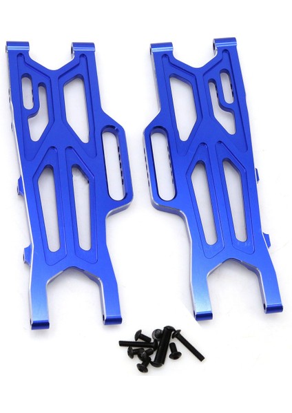 Metal Arka Süspansiyon Kolları Salıncak Kolu ARA330710 Arrma Için 1/10 Kraton 4x4 4s V2 Blx Rc Araba Yükseltme Parçaları Mavi (Yurt Dışından) modelleri