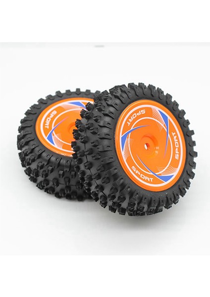 Wltoys Için 2pcs 124010 1/12 Rc Uzaktan Kumanda Araba Yedek Parçalar Lastik Setleri Drift Lastikleri, Arka Tekerlek, Turuncu (Yurt Dışından) fiyatları