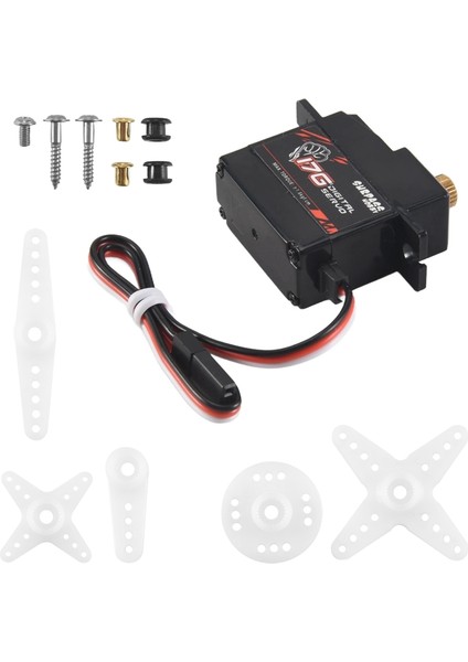 Rc Airplane Robot 1/18 Kamyon Otomobil Teknesi Kanal Uçak Için Hobi S0017M 17G Metal Gear 1.8 kg Dijital Servo (Yurt Dışından) modelleri