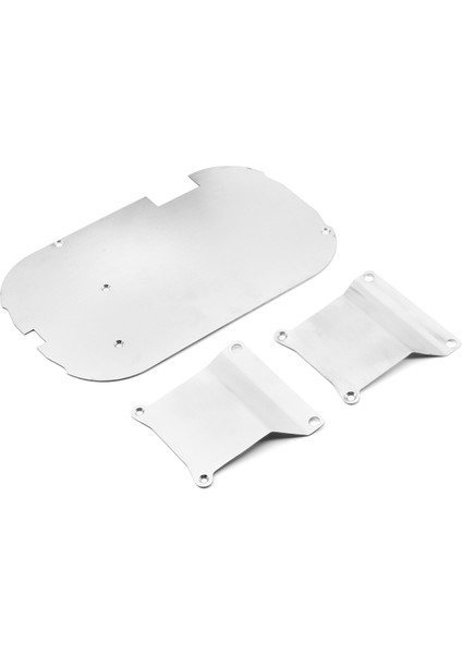 Tamiya TT01 Için Paslanmaz Çelik Şasi Zırhı Ön Arka Koruma 1/10 Rc Araba Için Kaçan Anti-Sıvma Plakası (Yurt Dışından)