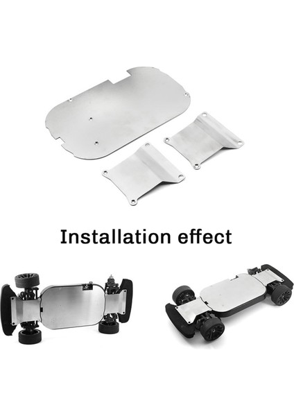 Tamiya TT01 Için Paslanmaz Çelik Şasi Zırhı Ön Arka Koruma 1/10 Rc Araba Için Kaçan Anti-Sıvma Plakası (Yurt Dışından) fiyatları