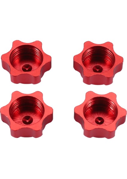 4pcs Alüminyum Tekerlek Göbek Kapağı 1/8 Rc Araba Için 17MM Altıgen Somun, Kırmızı (Yurt Dışından) fiyatları
