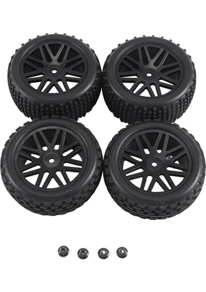 4pcs Wltoys Için 85MM Lastik Tekerlek Lastiği 144001 144010 124007 124017 Tamiya Hsp 1/10 1/12 1/14 Rc Araba Off Road Buggy, D (Yurt Dışından)