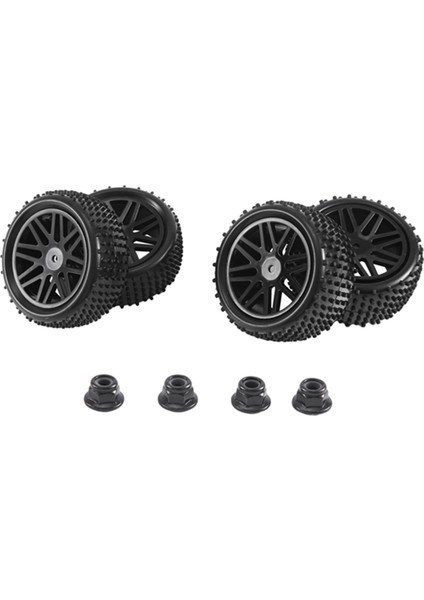 4pcs Wltoys Için 85MM Lastik Tekerlek Lastiği 144001 144010 124007 124017 Tamiya Hsp 1/10 1/12 1/14 Rc Araba Off Road Buggy, B (Yurt Dışından) modelleri