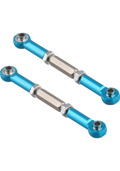 2pcs Metal Ayarlanabilir Direksiyon Bağlantısı Servo Bağlantı Çekme Çubuğu Traxxas Slash 4x4 5807 HQ727 1/10 Rc Araç Yükseltilmiş Parçalar, 2 (Yurt Dışından)