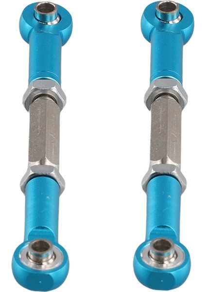 2pcs Metal Ayarlanabilir Direksiyon Bağlantısı Servo Bağlantı Çekme Çubuğu Traxxas Slash 4x4 5807 HQ727 1/10 Rc Araç Yükseltilmiş Parçalar, 2 (Yurt Dışından) modelleri