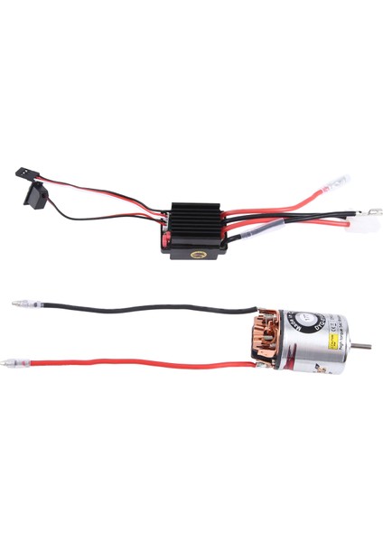 540 Fırçalanmış Motor 17T ve 320A Esc 1/10 Rc Off-Road Yarış Arabası Kamyonu Için 2A Bec ile Fırçalanmış Motor Hız Kontrolörü (Yurt Dışından) fiyatları