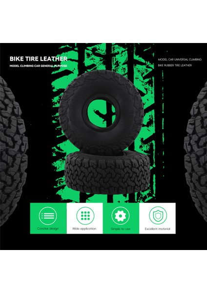 4pcs 115X44MM Yumuşak Kauçuk Lastik 1.9 Inç Tekerlek Kaya Arazi Lastiği 1/10 Rc Paletli Araba Trx-4 Axıal SCX10 90046 (Yurt Dışından) fırsatları