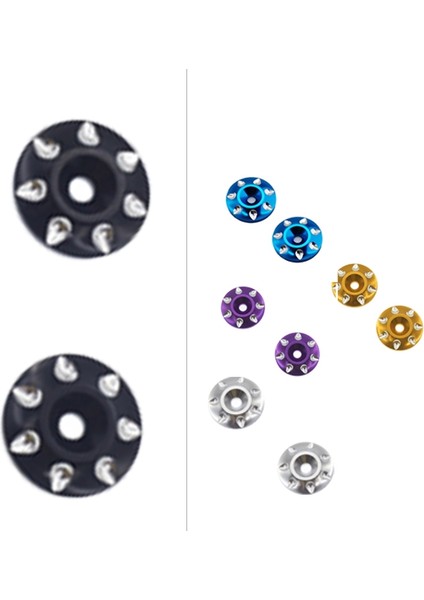Metal Kuyruk Kanadı M3 Vidalar 1/8 1/10 Ölçekli Yoldan Buggy Kamyon Rc Arabalar, Mavi (Yurt Dışından) indirimleri