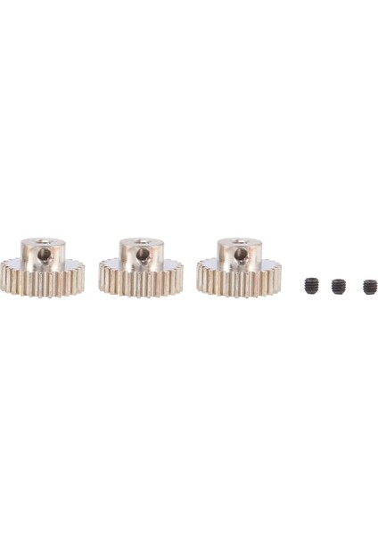 3pcs 3.175MM Mil Metal Pinyon Motor Dişli 32DP 48DP 64DP 1/10 1/8 Rc Car 3650 3660,26T Için M0.6 M0.8 (Yurt Dışından) fiyatları