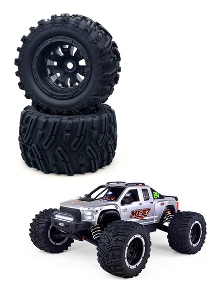 Mx-07 2pcs 188MM Lastik Tekerlek Lastiği 8752 8753 Zd Yarışı Mx-07 MX07 Mx 07 1/7 Rc Araba Yedek Parçalar Aksesuarları, Siyah (Yurt Dışından) indirimleri