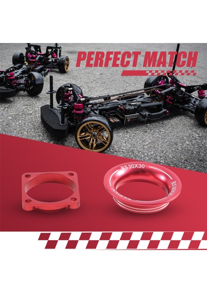 30X30 Soğutma Fan Kapağı Hava Soğutma Kanalı 540 550 3650 Motor/esc Wıstfınk 1/10 1/8 Sakura D3 D4 Hsp Hpı Rc Car, 1 (Yurt Dışından) indirimleri