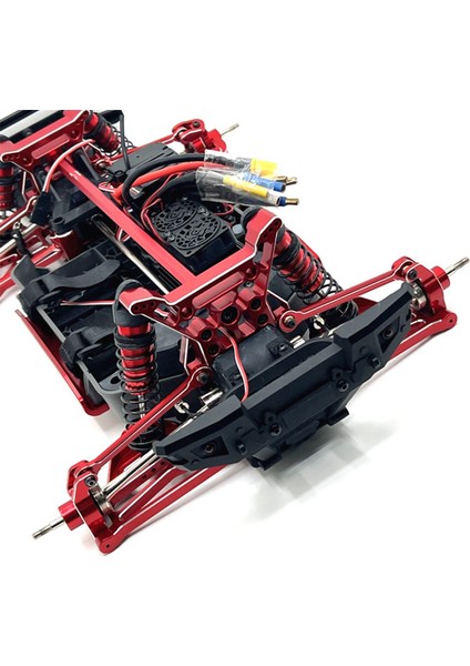 Rc Araba Yükseltme Çekme Çubuk Bağlantı Çubuk Direksiyon Çubuğu Mjx Için Set 1/10 10208 Canavar Rc Araba Yükseltme Parçaları Kırmızı (Yurt Dışından) modelleri