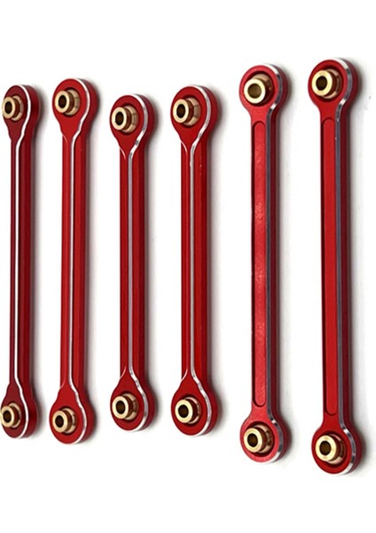 Rc Araba Yükseltme Çekme Çubuk Bağlantı Çubuk Direksiyon Çubuğu Mjx Için Set 1/10 10208 Canavar Rc Araba Yükseltme Parçaları Kırmızı (Yurt Dışından) indirimleri