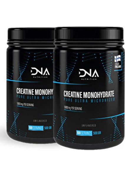 Kreatin Monohidrat 2 Adet 500 gr Ultra Mikronize Enerji Takviyesi Finlandiya Menşeli
