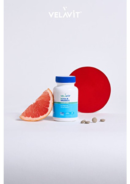 V-Iron & Vitamin C 30 Tablet Vegan Besin Takviyesi, Gluten ve Şekersiz fiyatları