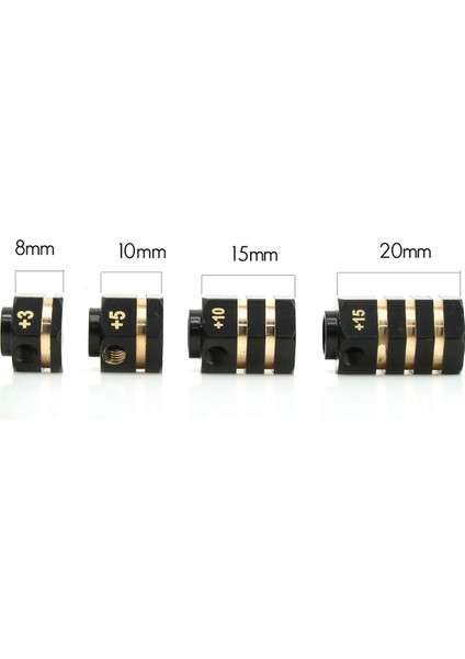 4pcs Pirinç Karşı Ağırlık 12MM Tekerlekli Hex Hubs Traxxas Trx4 Trx6 1/10 Rc Araç Parçaları Için Genişletilmiş Adaptör 15 mm (Yurt Dışından) modelleri