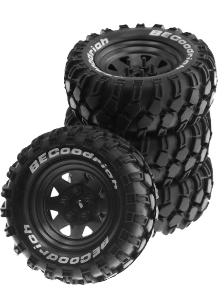 Metal 1.9 Inç Beadlock Tekerlek Lastikleri 1:10 Rc Paletli Araba Eksenel SCX10 90046 Trx4 Redcat Gen8, Siyah (Yurt Dışından)