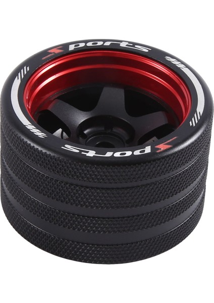 Sanwa Mt4 /futaba Için 4px /flysky Nb4 /ko Ex Sonraki /wfly X9 Uzaktan Kumanda Evrensel Metal Handwheel Direksiyon Kırmızı (Yurt Dışından)