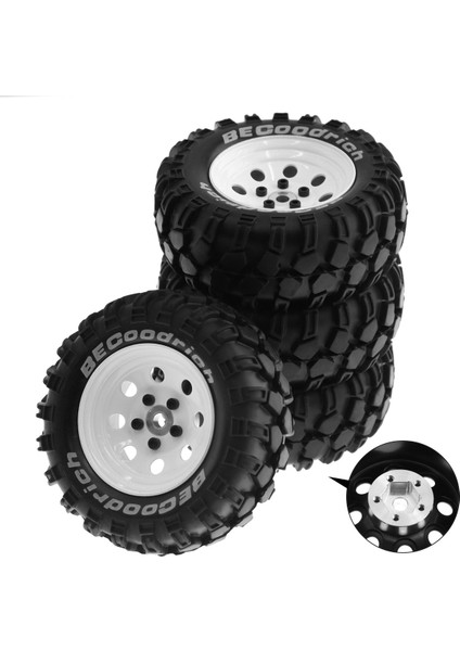 4pcs 1.9 Inç Metal Tekerlek 1/10 Rc Prıgler Trx4 SCX10 D90 4103 90046 Fr4 Fms Nt4-Beyaz (Yurt Dışından) indirimleri