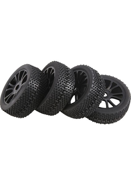 Rc 1: 8 Off Road Araba Buggy Kauçuk Lastikler ve Plastik Tekerlek Jantlar Hub Hex 17 mm 81-801, A (Yurt Dışından)